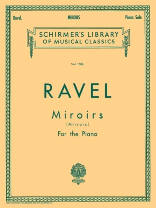 Ravel Miroirs Lib.1586 Piano