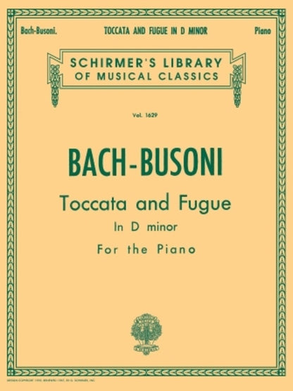 Schirmer - Bach - Toccata & Fugue D Min Bwv565 Ed Busoni — view 2