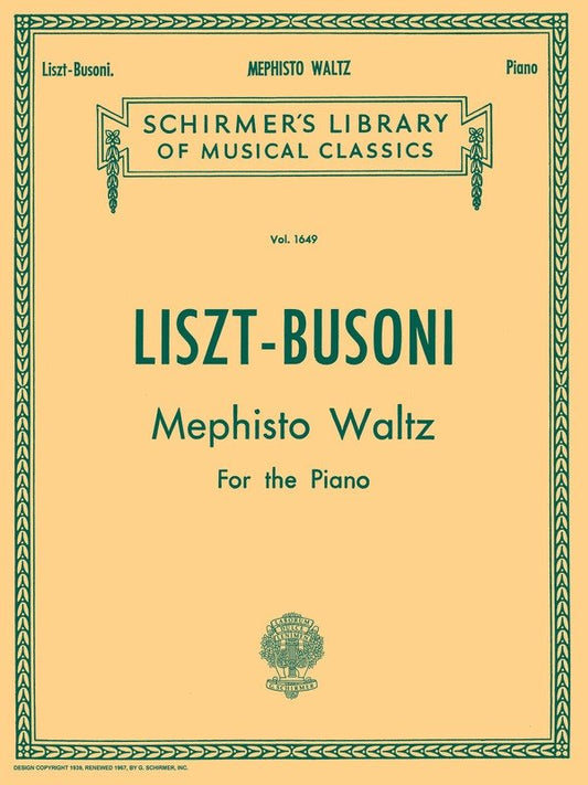 Liszt Mephisto Waltz Lib.1649 Piano