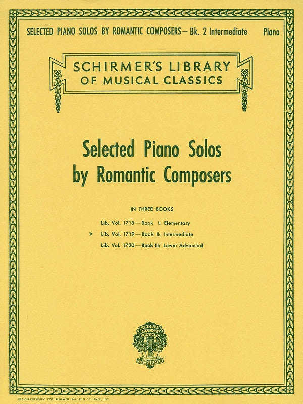 Selected Piano Solos Rom.Comp.2 Lib.1719