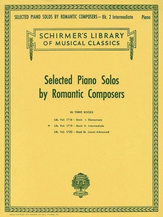 Selected Piano Solos Rom.Comp.2 Lib.1719