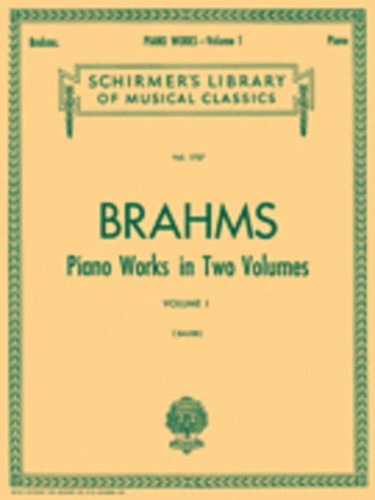Brahms Piano Works Vol.1 Lib.1757
