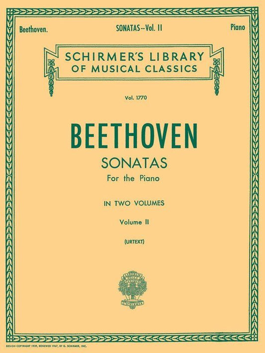 Beethoven - Piano Sonatas Vol. 2 Urtext Edition