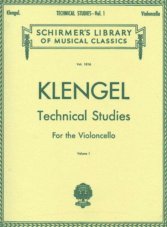 Klengel Tech. Studies Cello L.1816