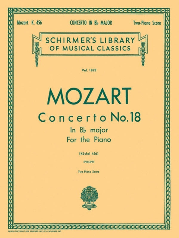 Mozart Concerto K456 Lib.1823 2 Piano
