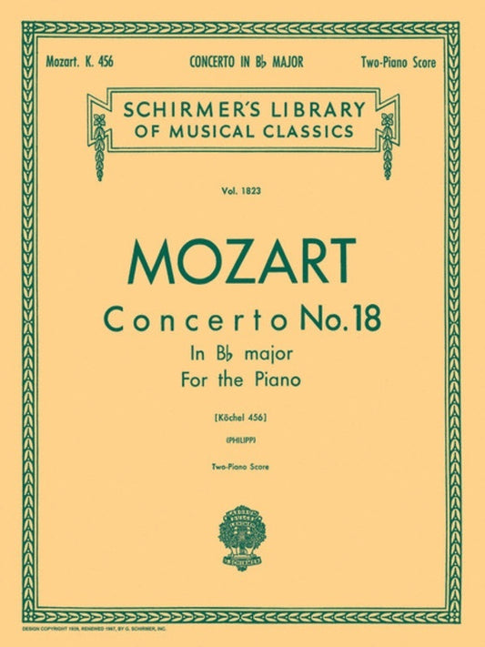 Mozart Concerto K456 Lib.1823 2 Piano