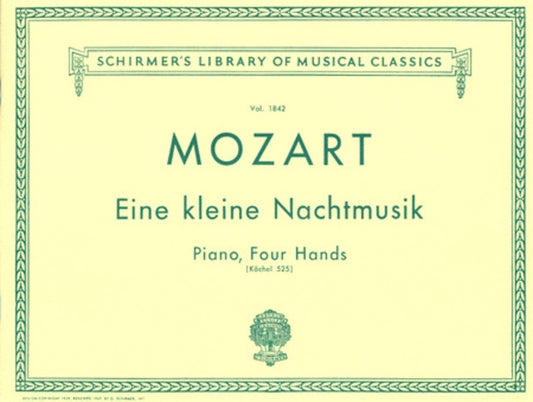 Mozart Eine Kleine K525 Lib.1842 Piano/Due