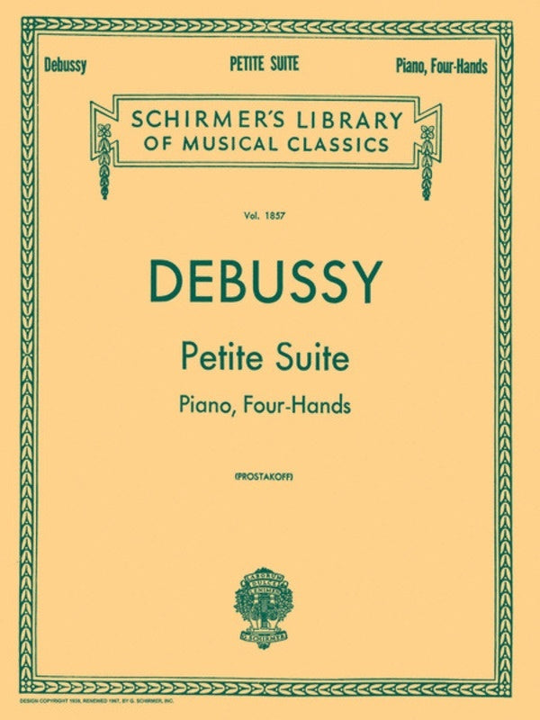 Schirmer - Debussy - Petite Suite For Piano Duet