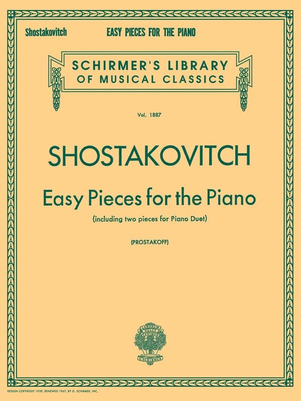 Shostakovich: Easy Pieces for the Piano (G. Schirmer)