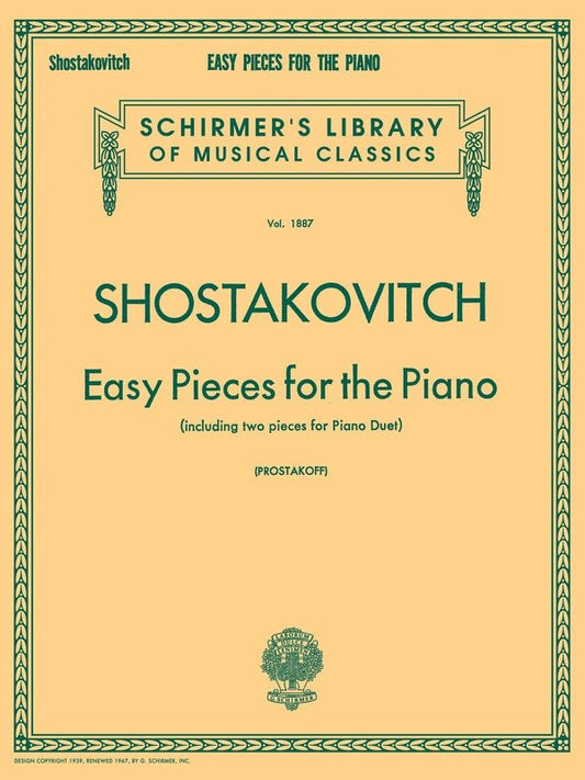 Shostakovich: Easy Pieces for the Piano (G. Schirmer)