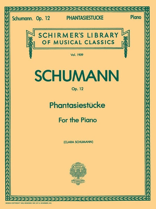 Schumann Phantas. Op 12 Lib.1939 Piano