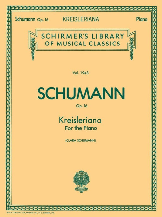 Schumann Kreisleriana Op16 L.1943 Piano