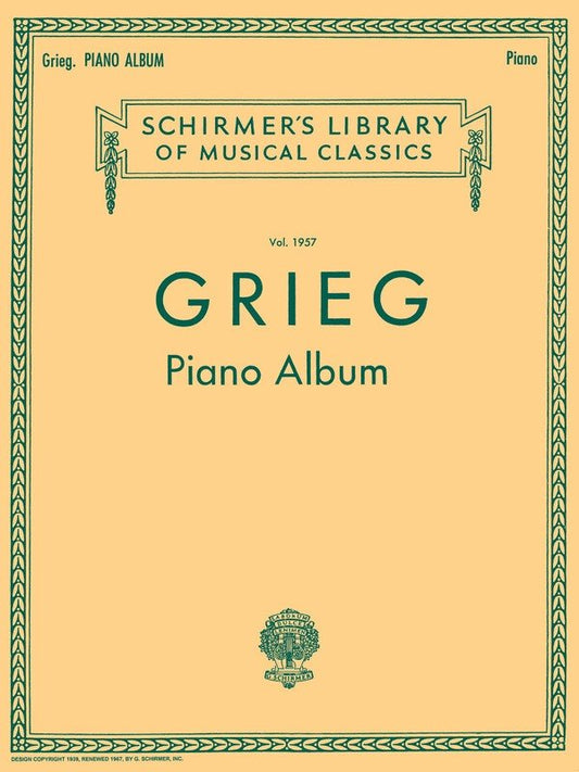 Grieg Piano Album Lib.1957