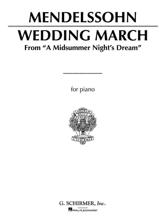 Mendelssohn Wedding March Piano