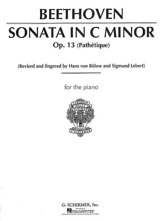 Beethoven - Sonata Op. 13 Piano Pathetique Sheet Music for Piano Solo, 24 Pages