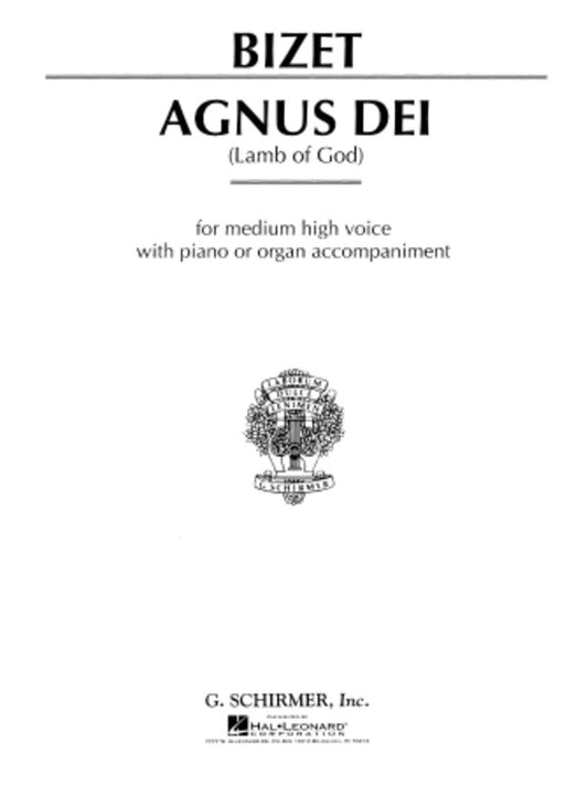 Schirmer - Bizet - Agnus Dei Medium High Voice In E Flat