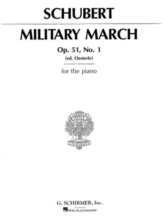 Schubert - Military March Op 51 No 1 Piano