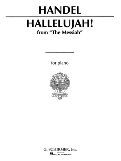 Hallelujah From The Messiah For Piano