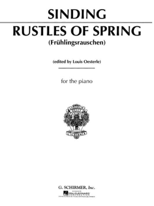 Sinding Rustle Of Spring Op 32 No.3 Piano