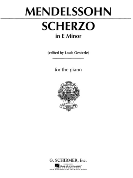 Mendelssohn Scherzo E M/Or Op16 N.2 Piano