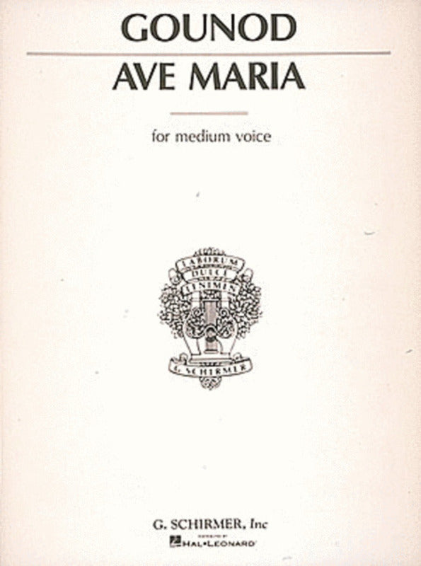 Gounod Ave Maria Medium Eb/Piano