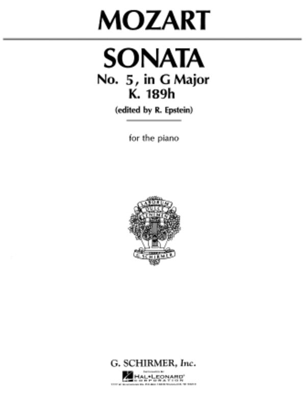 Mozart Sonata K189K283 N.5 Piano — view 2