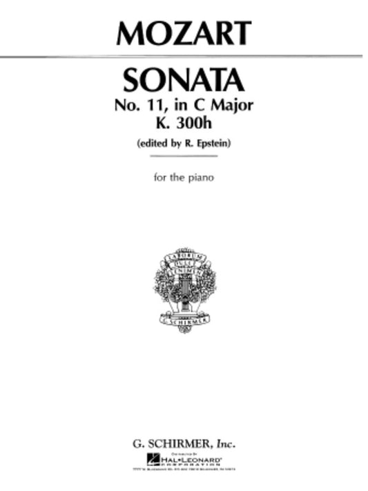 Mozart Sonata N.11 C Major K330 Piano