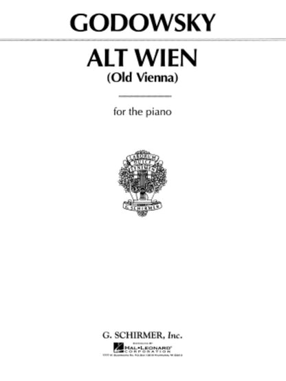 Godowsky Old Vienna (Alt Wien) Piano