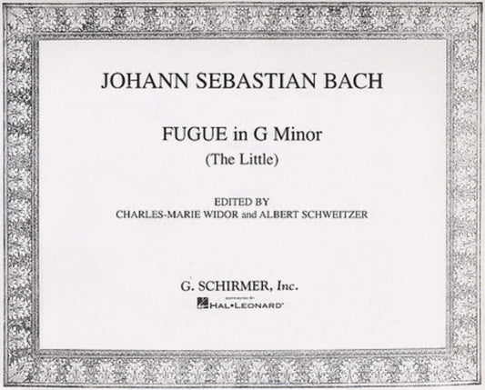 Bach Little Fugue G Minor Organ Arr.Wido