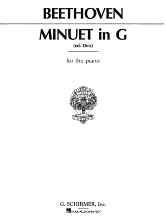 Beethoven Minuet In G Piano