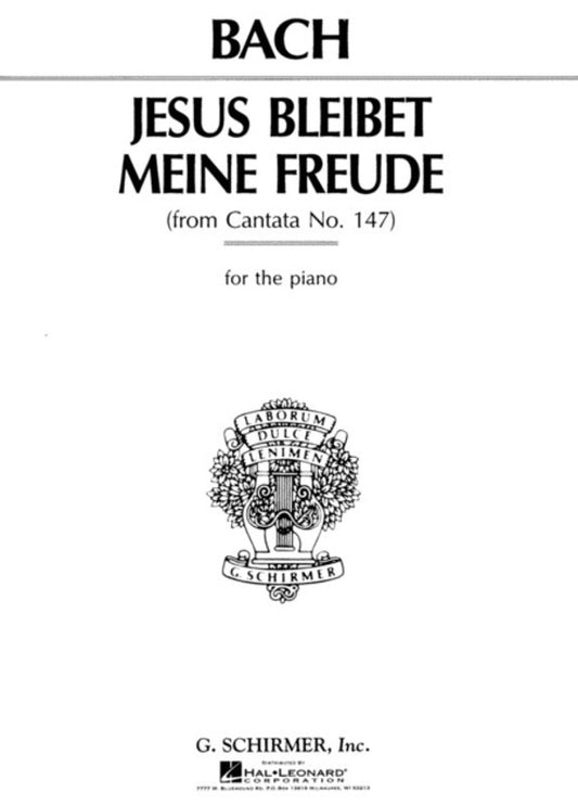 Bach Jesus Bleibet Meine Freude Piano