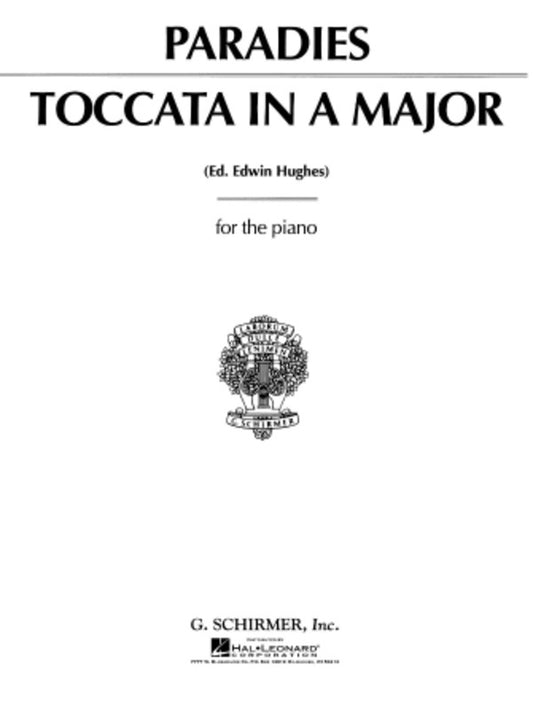 Paradies - Toccata In A Major For Piano Sheet Music (Piano)