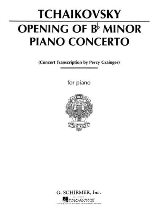 Tchaikovsky Opening Con.Bb Minor Piano