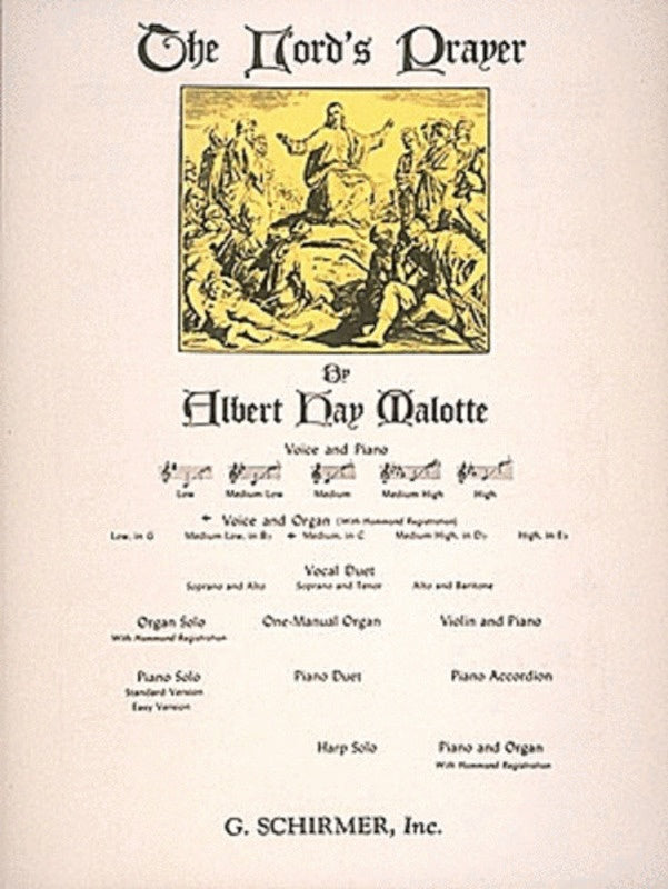 Malotte Lords Prayer Medium C/Organ
