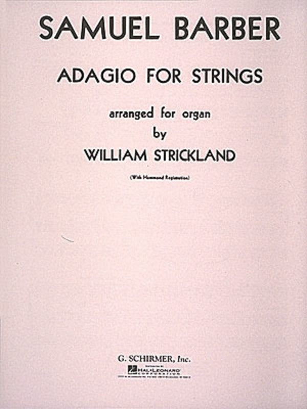 Barber Adagio For Strings Organ