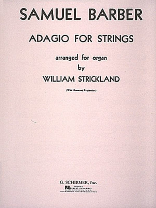 Barber Adagio For Strings Organ