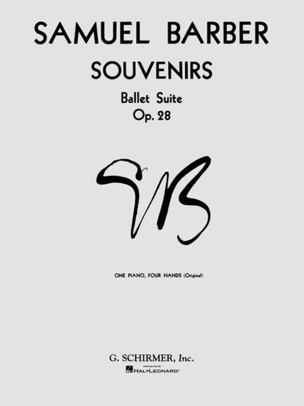 Barber Souvenirs Op 28 Piano Duet