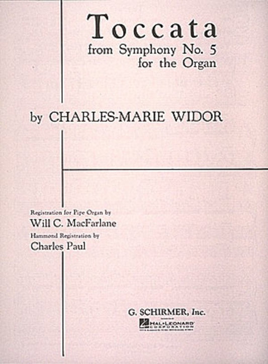 Widor Toccata Symphonie N.5 Organ
