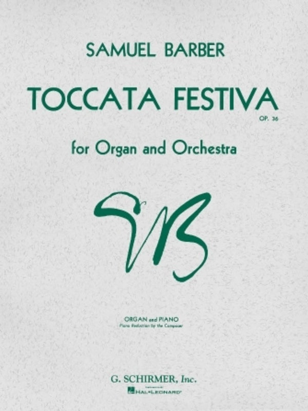 Barber Toccata Festiva Op 36 Organ — view 2