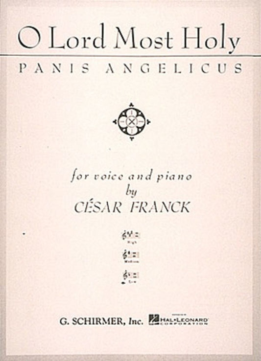 Schirmer - Franck - Panis Angelicus Low Voice In F