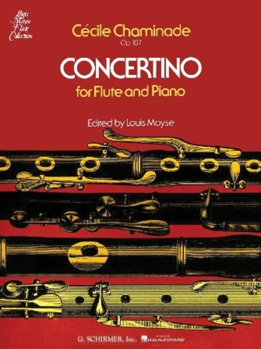 Chaminade - Concertino Op 107 Flute/Piano (Softcover Book)