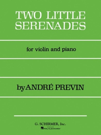 Previn 2 Little Serenades Violin and Piano — view 2