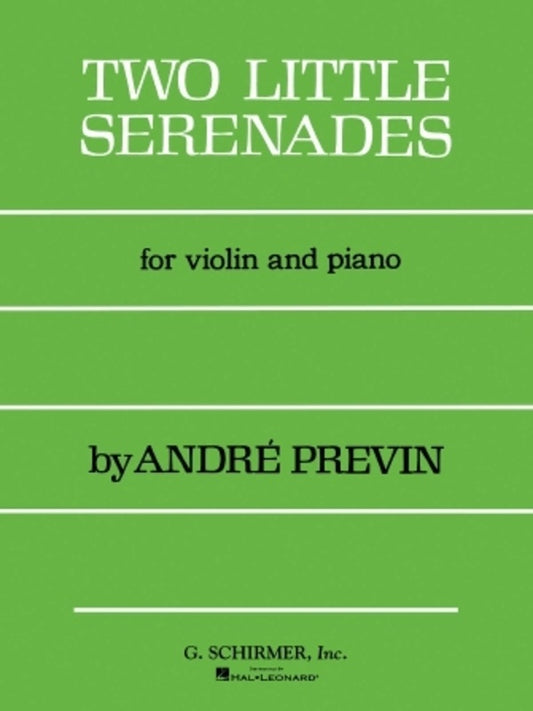Previn 2 Little Serenades Violin and Piano