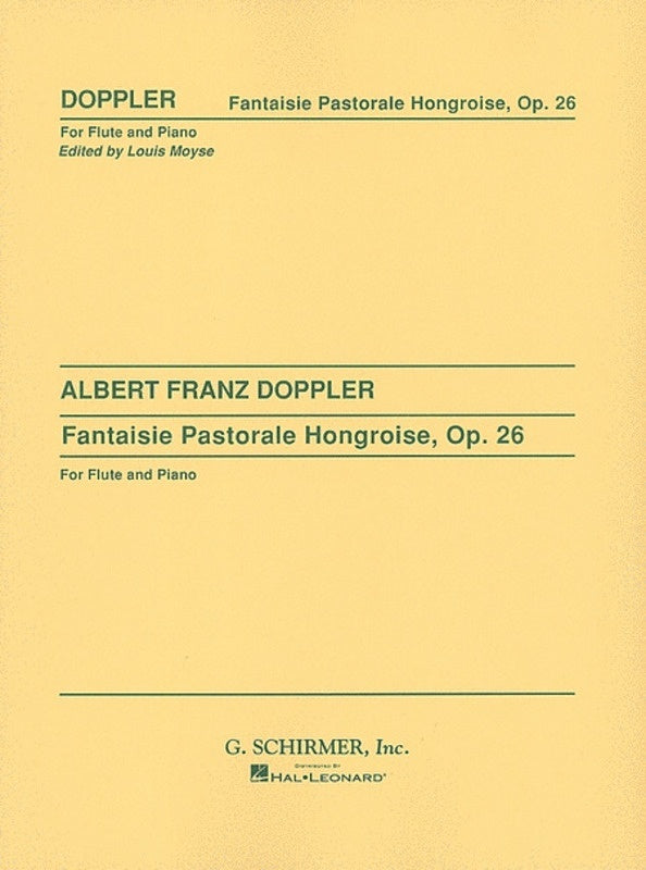 Schirmer - Doppler - Fantaisie Pastorale Hongroise Op 26 Flute/Piano