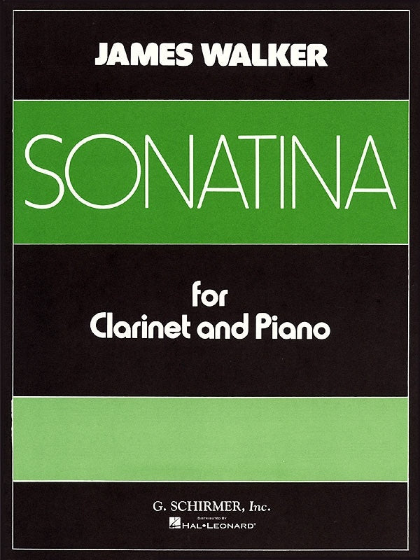 James Walker Sonatina For Clarinet