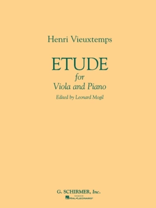 Vieuxtemps Etude Viola and Piano