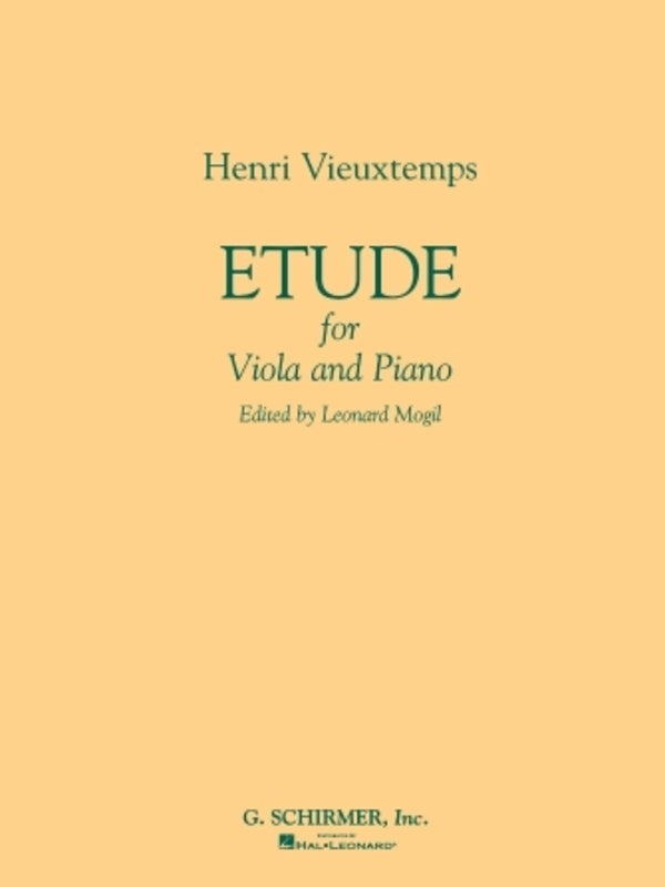 Vieuxtemps Etude Viola and Piano — view 2