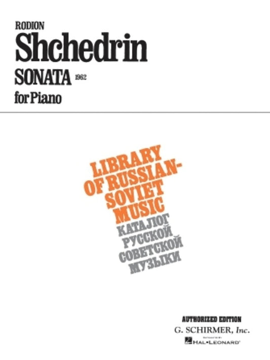 Shchedrin Sonata 1962 Piano Solo