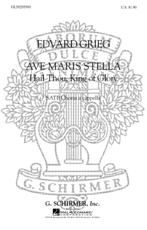 Schirmer - Ave Maris Stella SATB A Cappella