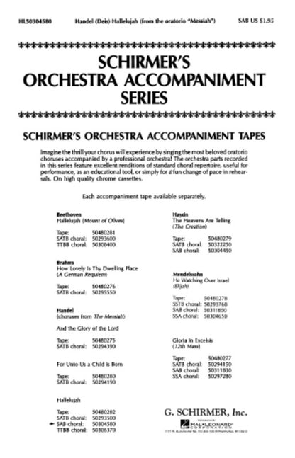 Schirmer - Hallelujah Chorus SAB